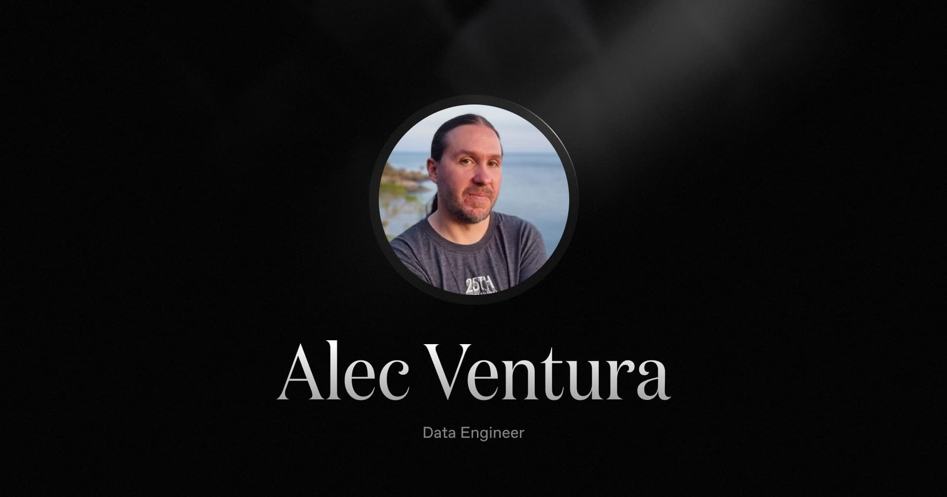 Welcoming Alec Ventura, our new Data Engineer
