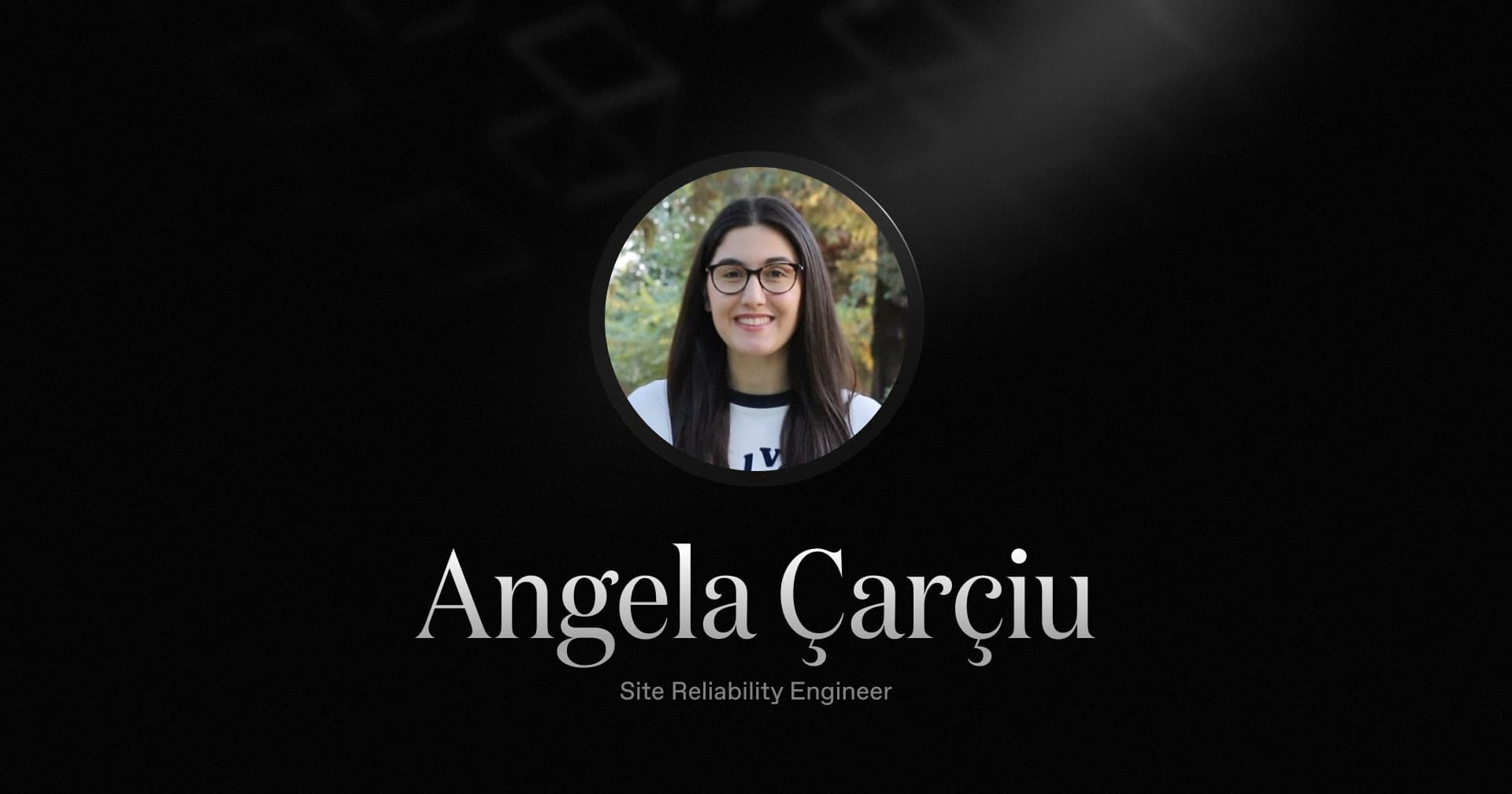 Welcoming Anxhela Carciu, our new SRE Engineer