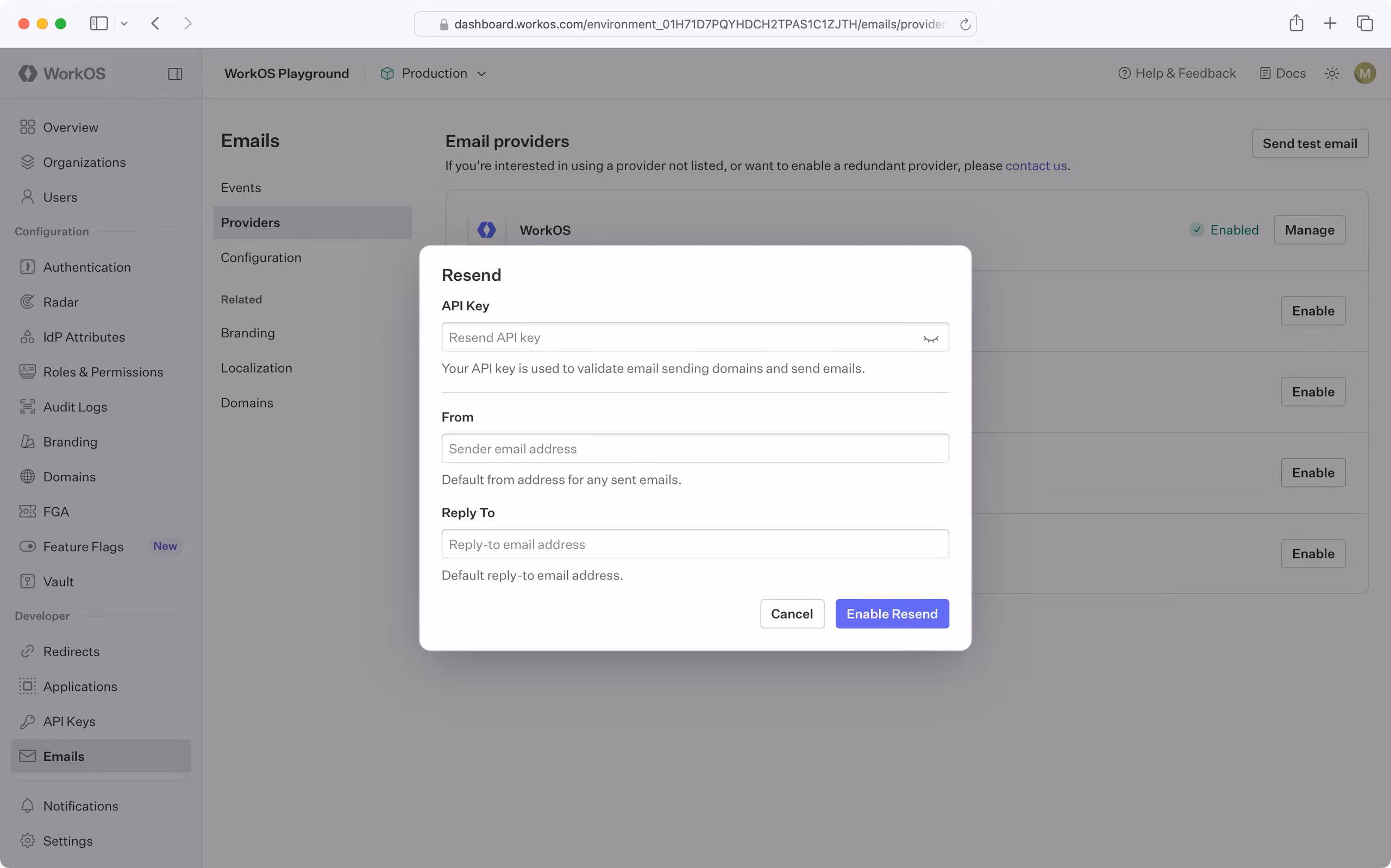 WorkOS Integration